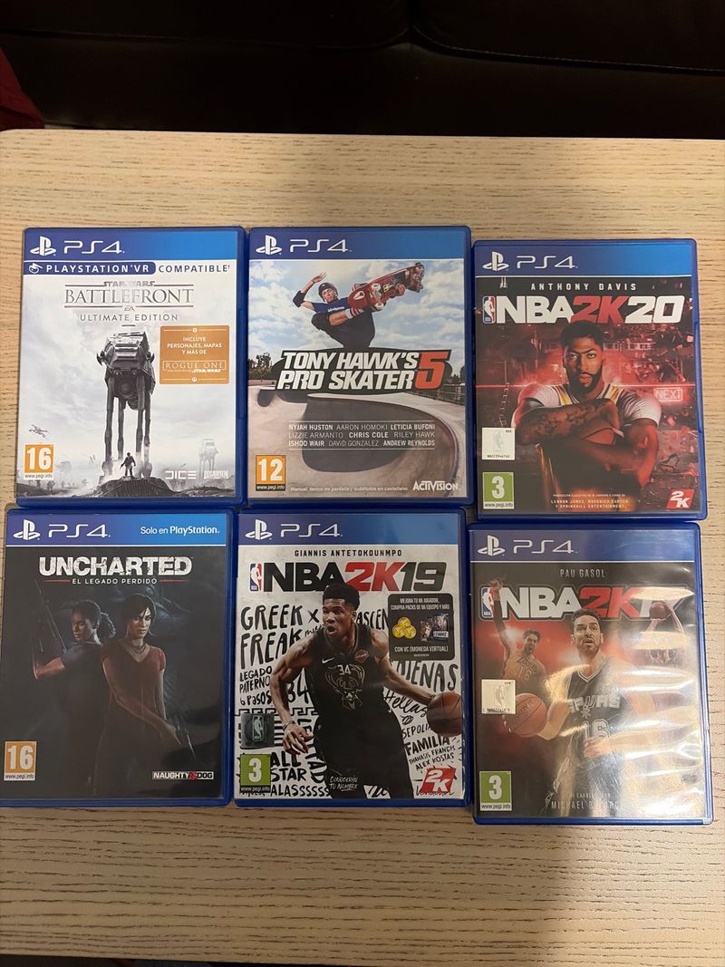 Lote de juegos ps4