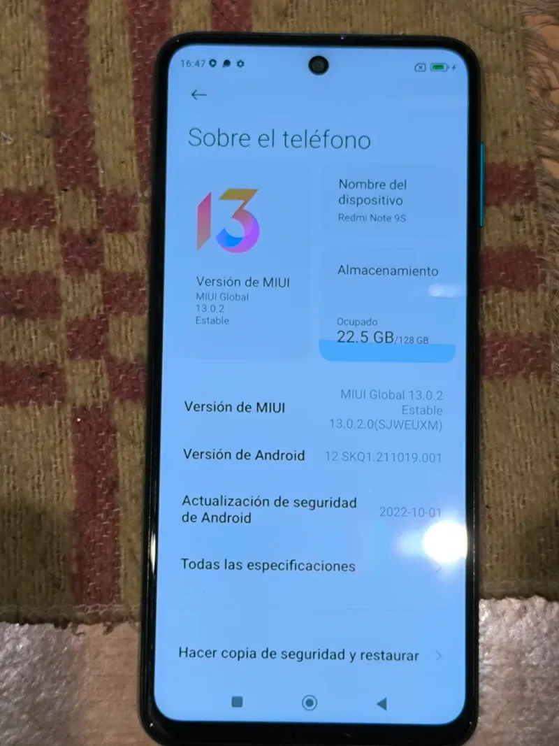 Xiaomi Redmi Note 9S 128GB afbeelding 2