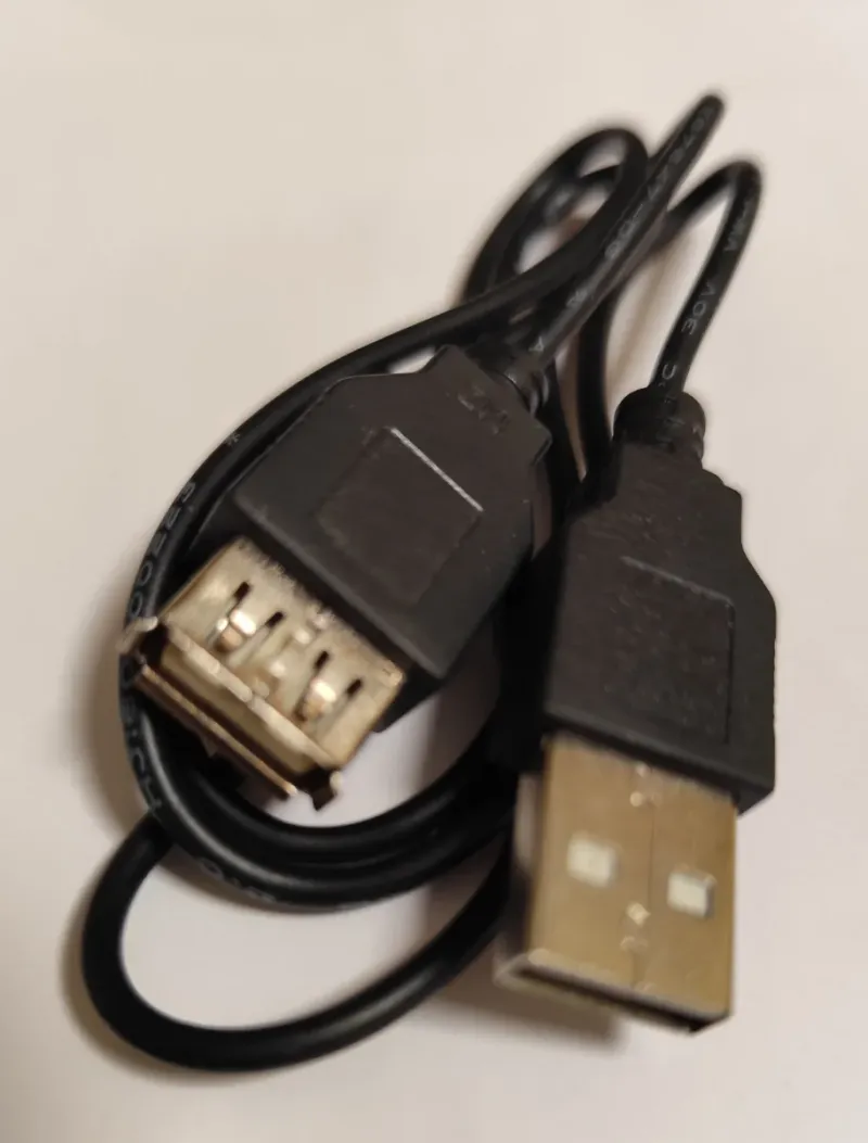 Cable USB A Macho a Hembra