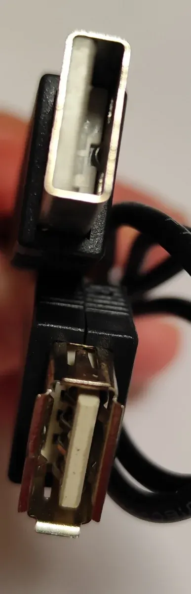 Cable USB A Macho a Hembra afbeelding 2