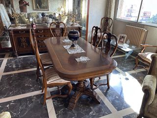 Comedor CLASICO Cerezo SIN ESTRENAR