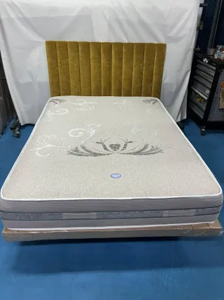 Base + Colchón + Cabecero 140x190