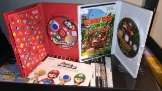 Nuevos, lote Wii PAL España NSMBWii + DKC Returns