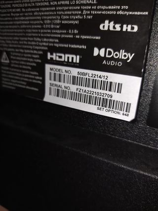 TV Philips Mod. 50BFL2214/12
