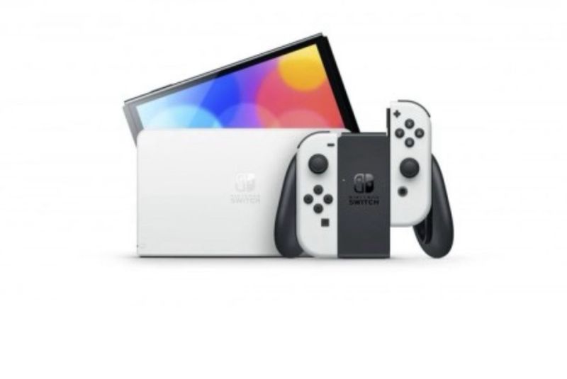 Nintendo Switch OLED blanca. En garantia . afbeelding 2