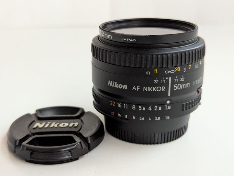 Objetivo Nikon AF Nikkor 50mm 1:1.8D
