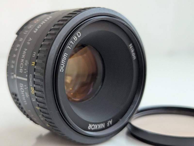 Objetivo Nikon AF Nikkor 50mm 1:1.8D afbeelding 3