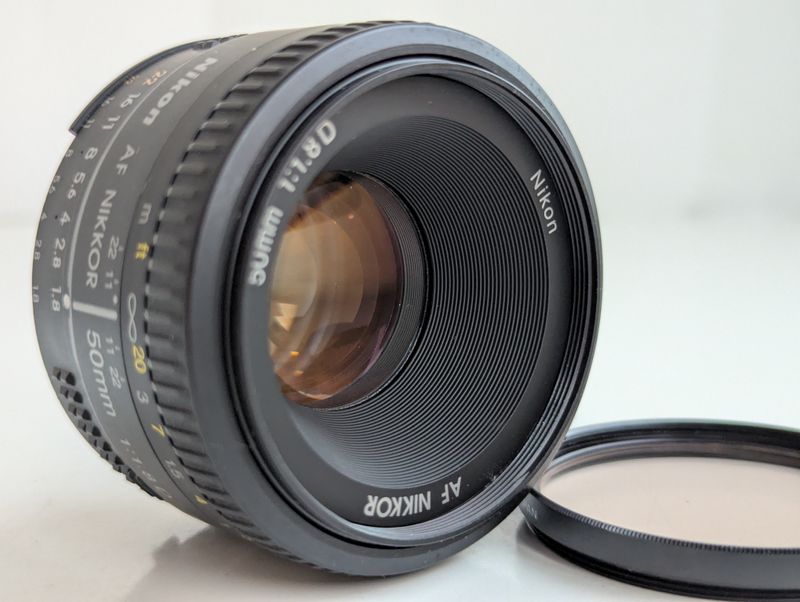 Objetivo Nikon AF Nikkor 50mm 1:1.8D afbeelding 2