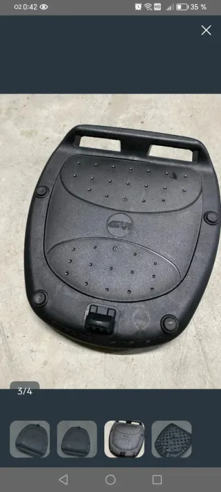 Baúl Givi Blade con Parrilla y Respaldo monolock