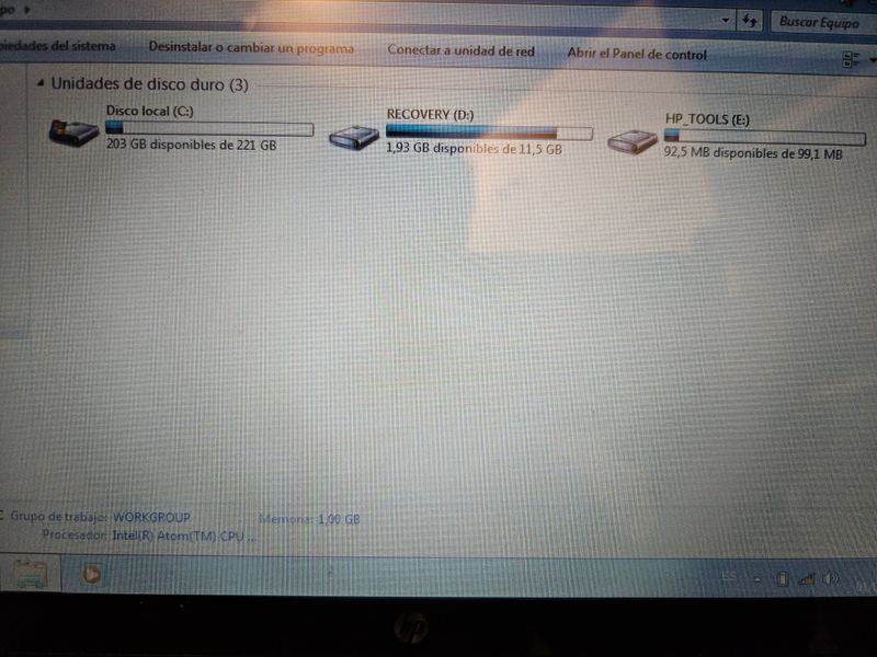 Ordenador portátil HP Mini 210-1000 afbeelding 6