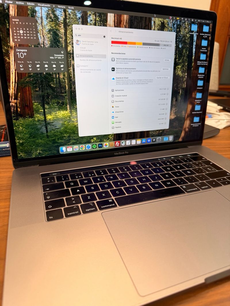 MacBook Pro 15 Retina 2018 i9 2.9GHz