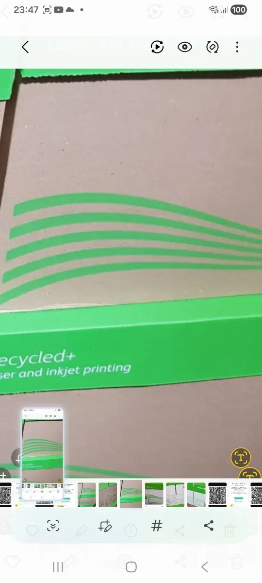 Caja Folios din A4 80g m2 Reciclados marca  Xerox afbeelding 2