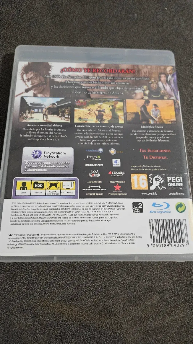 Way of the Samurai 3 PS3 Pal Esp afbeelding 2