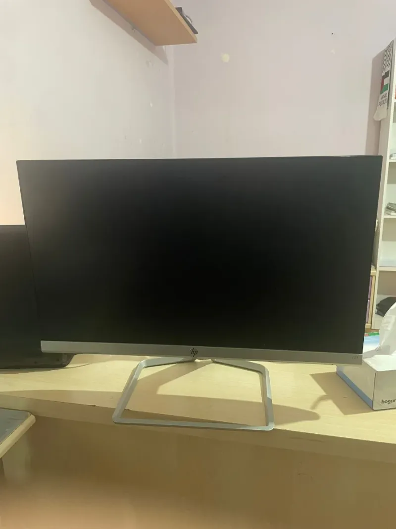 Monitor HP Negro/Plateado