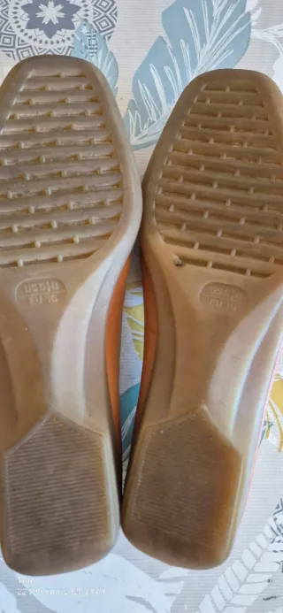 Mocassini donna pelle marrone n.36