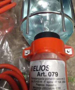 Lampada torcia sicurezza elettrica 24V / 220v