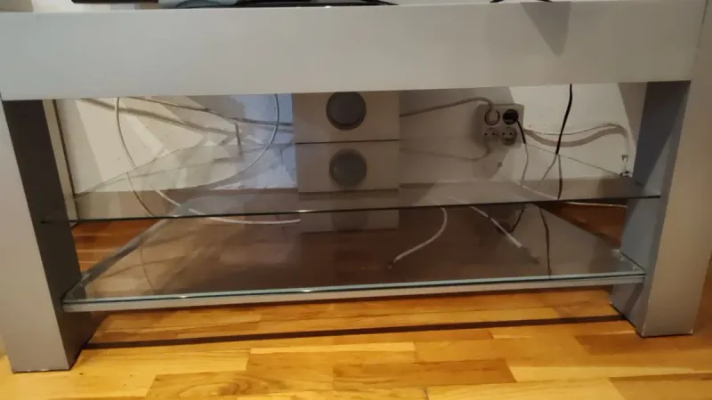 Mueble TV plata con cristal afbeelding 2
