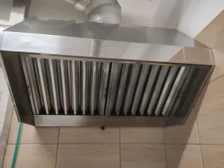 Campana extractora industrial acero inox