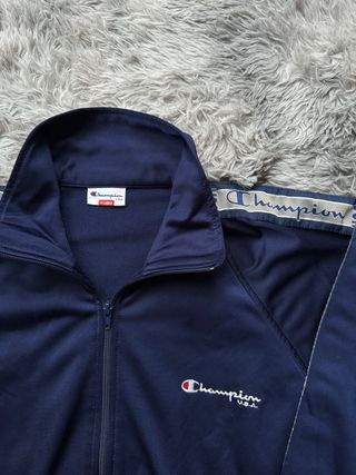 Chaqueta Champion Talla XL Azul Marino