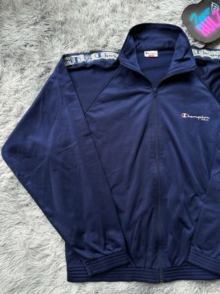 Chaqueta Champion Talla XL Azul Marino