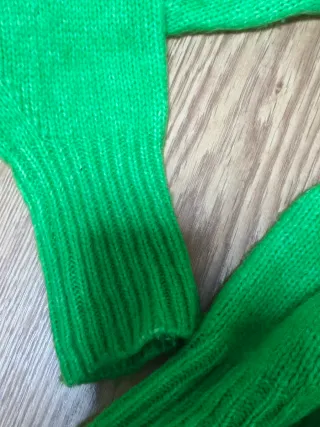 Jersey Oversize Zara Verde Talla Única