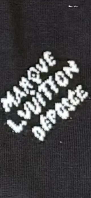 Camiseta Louis Vuitton Negra Talla M