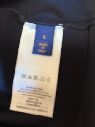 Camiseta Louis Vuitton Negra Talla M