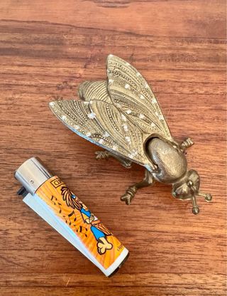 Cenicero mosca vintage