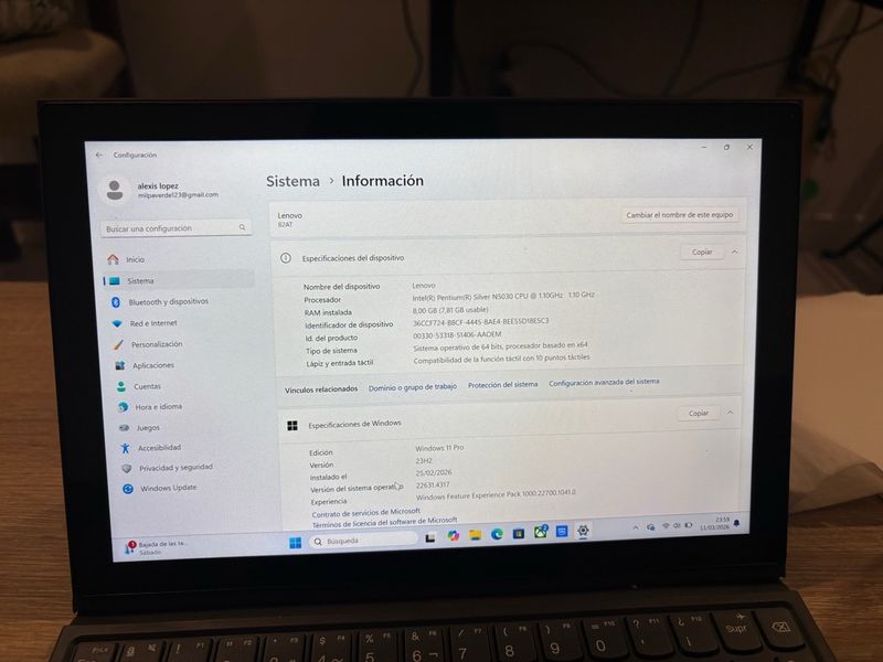 Lenovo IdeaPad 3 Gris afbeelding 4