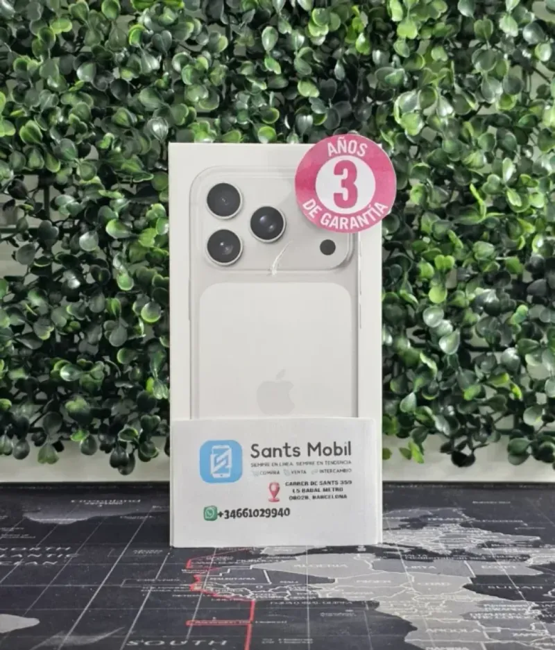 iPhone 17 Pro max 256GB Plata PRECINTADO