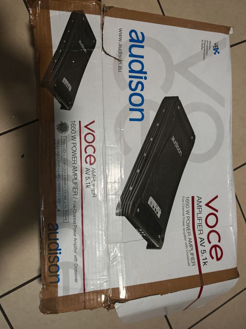 Amplificador Audison Voce AV 5.1k 1650W
