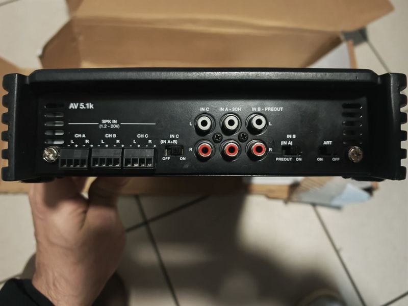 Amplificador Audison Voce AV 5.1k 1650W afbeelding 5
