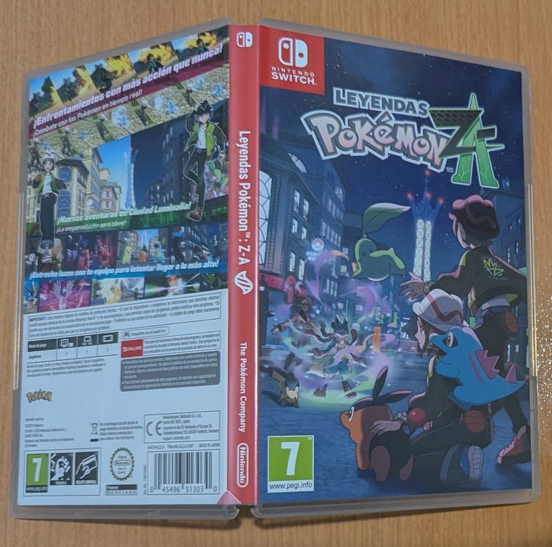 Leyendas Pokémon Z-A Nintendo Switch