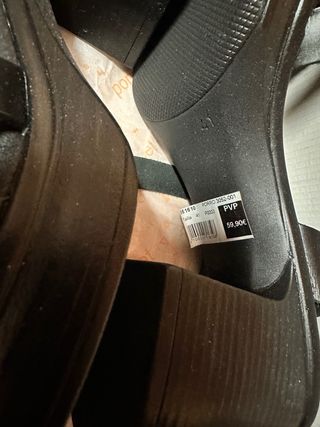 Zapatos de tacón Porronet negros talla 41