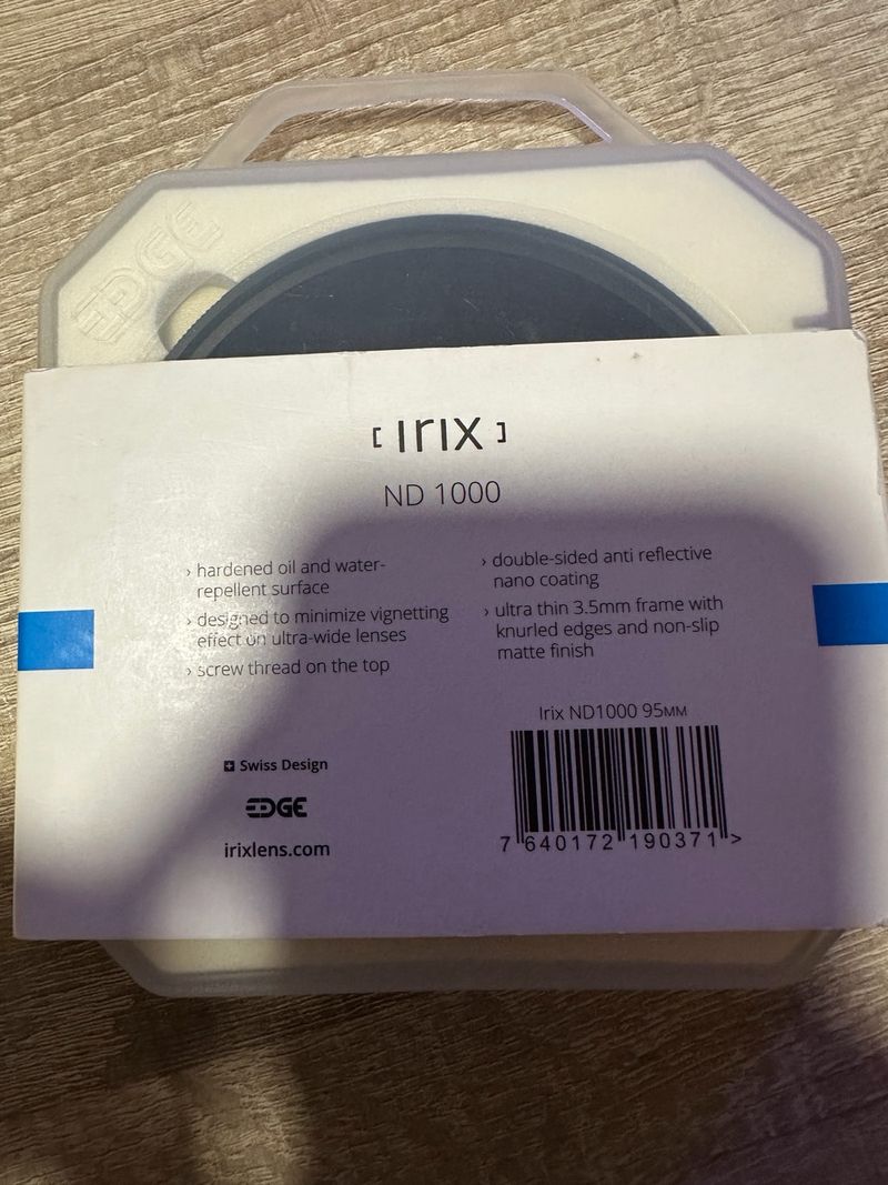 Filtro Irix ND1000 95mm