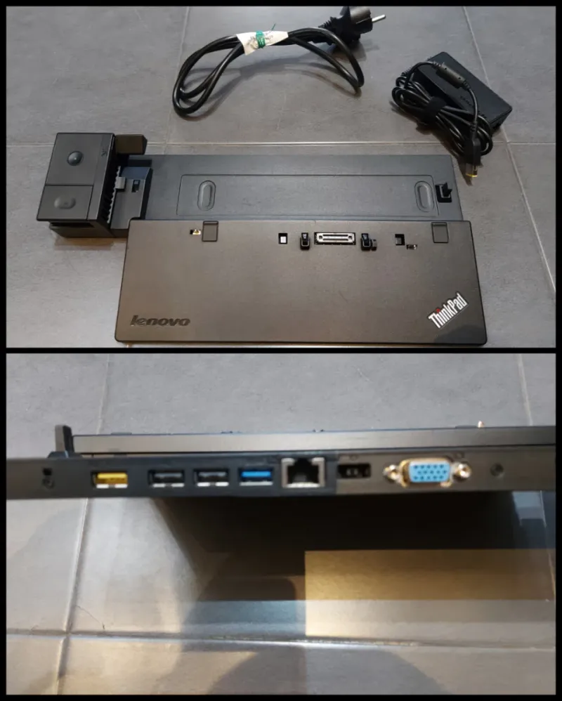 Lenovo ThinkPad y cargador