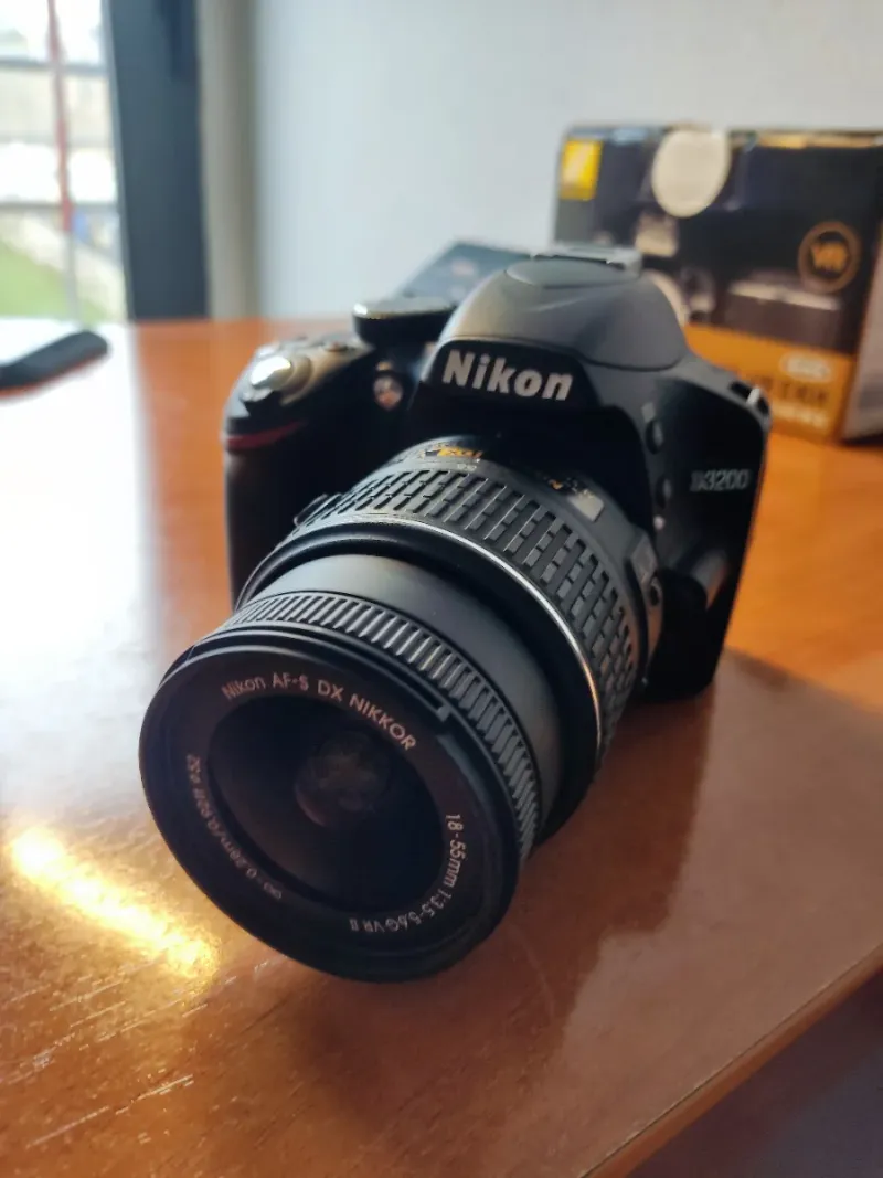 Cámara Nikon D3200 Kit VR Negra reflex afbeelding 4