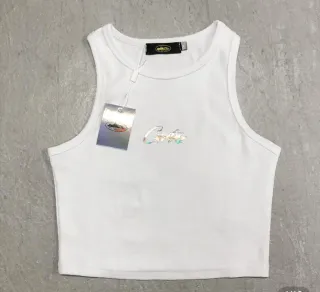 Camiseta Corteiz Mujer Blanca Talla L