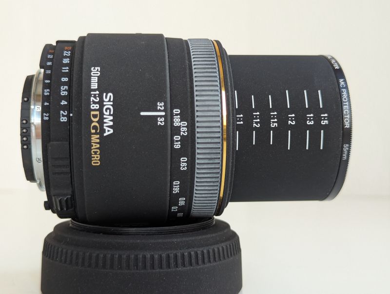 Objetivo SIGMA 50mm 1:2.8 DG MACRO para Nikon afbeelding 2