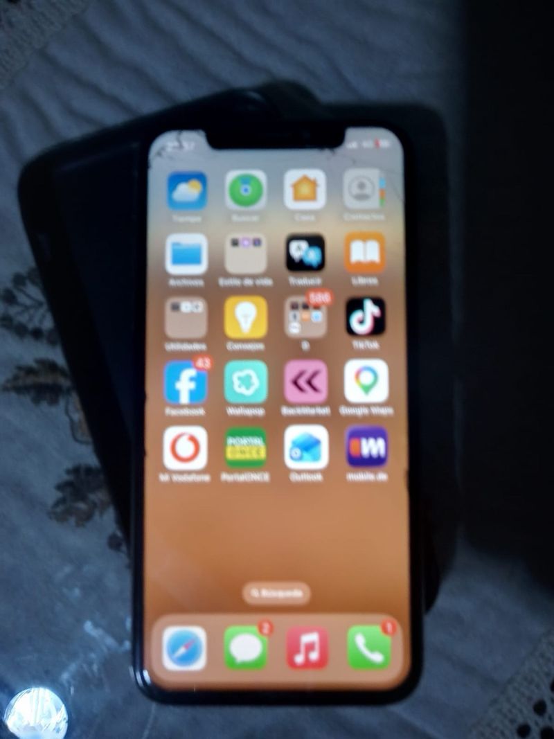 iPhone XS Plata - Buen Estado  Funda de regalo afbeelding 3