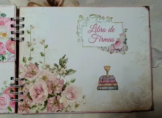 Libros de firmas comunión Crhistian y Lucía