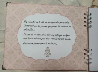 Libros de firmas comunión Crhistian y Lucía
