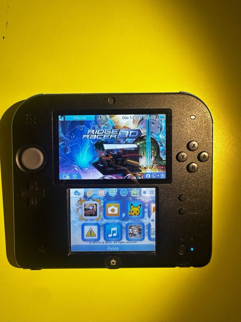 Nintendo 2DS Negro/Azul afbeelding 2