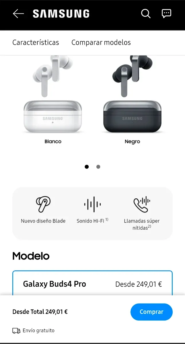 ​Samsung Galaxy Buds 4 Pro - ¡Nuevos a Estrenar! afbeelding 4