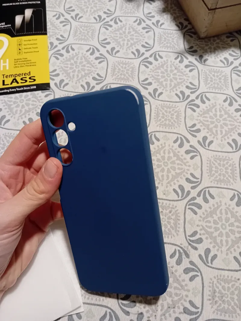 Funda y 2 protectores pantalla Galaxy A14 afbeelding 3