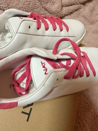Deportivas Nitnat Blancas y Rosas Talla 41