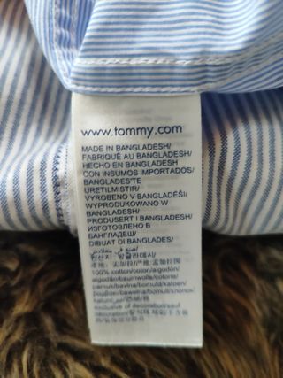 Camisa Tommy Hilfiger Estrellas Azul Talla S
