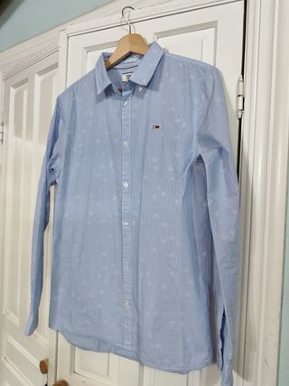 Camisa Tommy Hilfiger Estrellas Azul Talla S