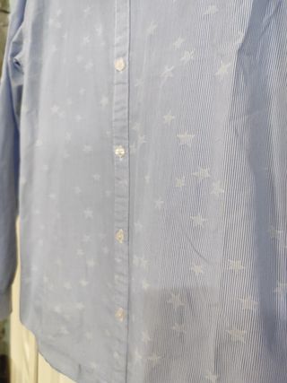 Camisa Tommy Hilfiger Estrellas Azul Talla S