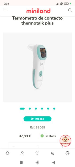 Termómetro infantil Miniland